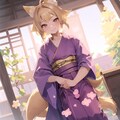 狐っ娘に和服を 2枚目