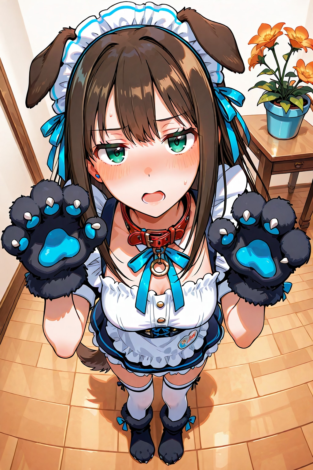 お花屋さんのマスコット