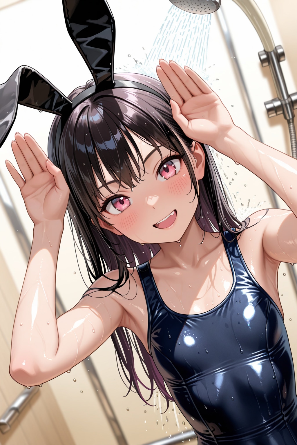 【本日の板野ちゃん】「スク水バニーだよ♪」