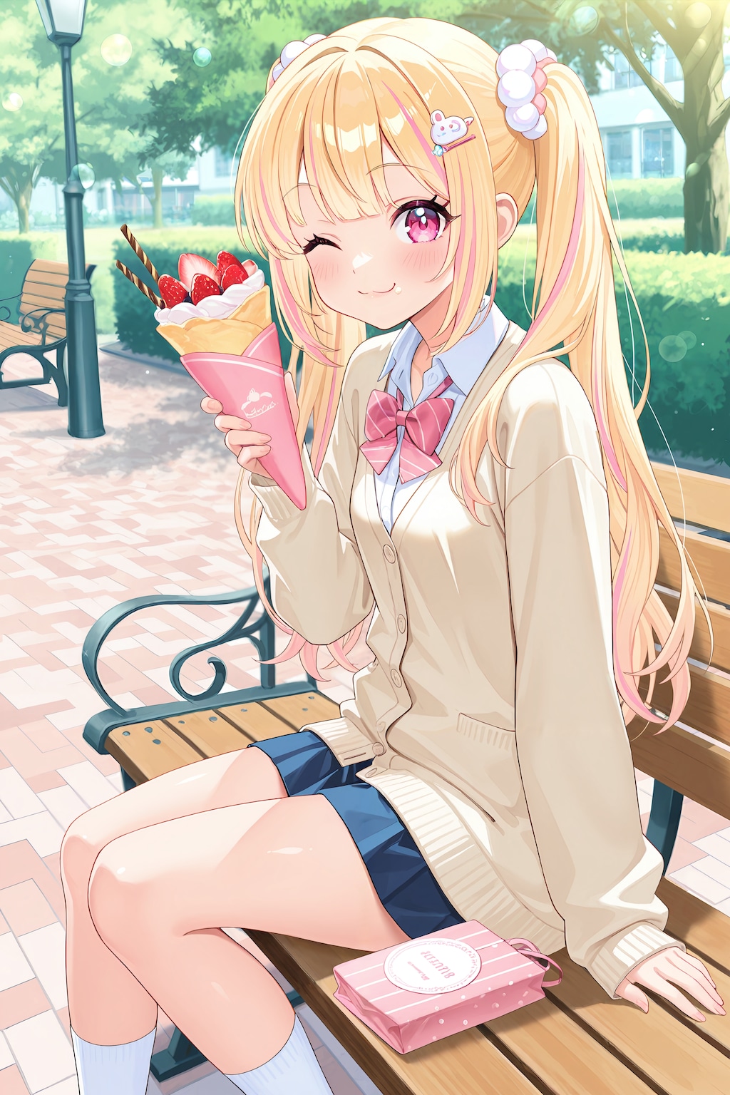 ん～、おいし～