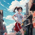 全力で前に走る 3枚目