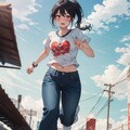 全力で前に走る 2枚目