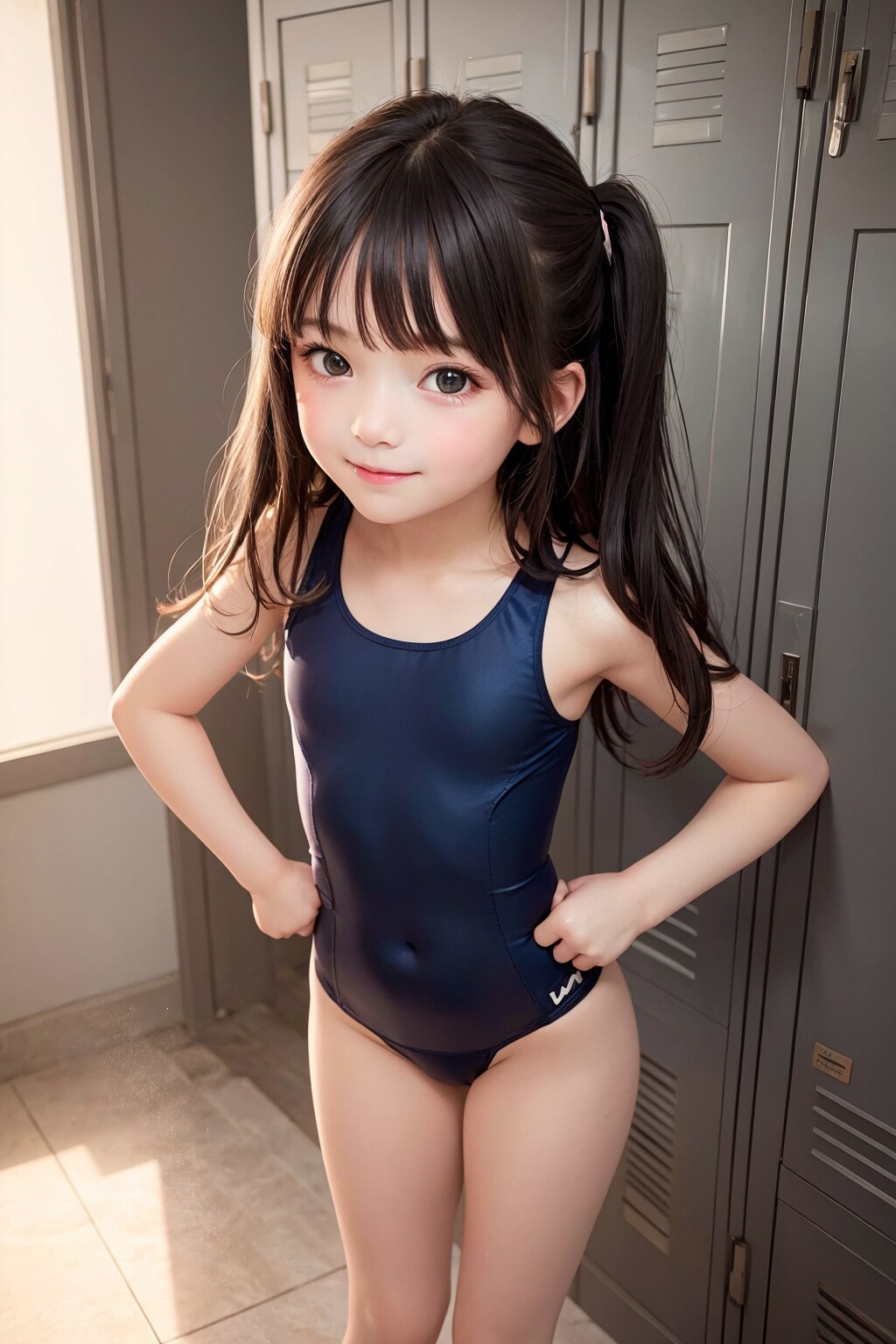壊れた学校水着 (55p)