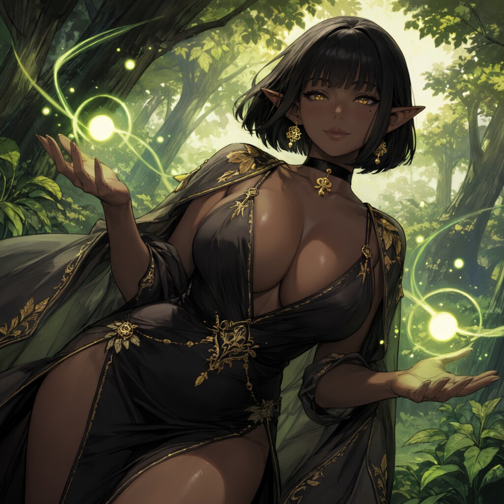 ダークエルフ in ファンタジーワールド