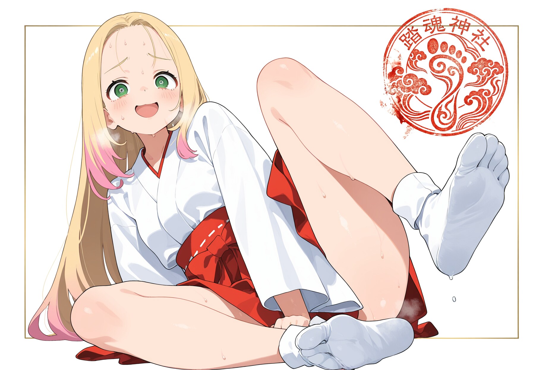 巫女さんトレカ