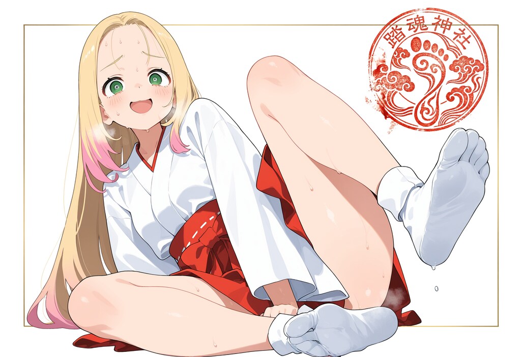 巫女さんトレカ