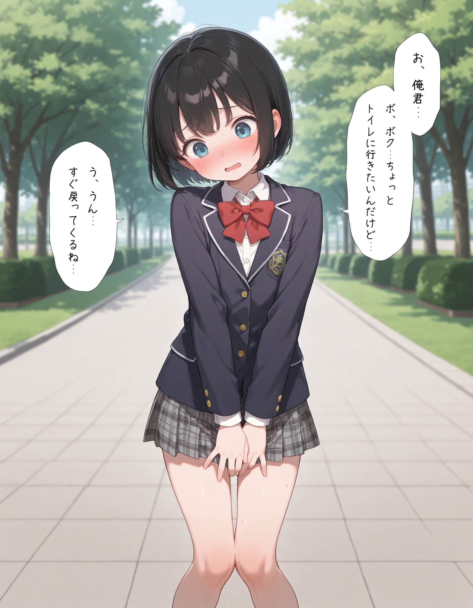 デート中の男の娘2