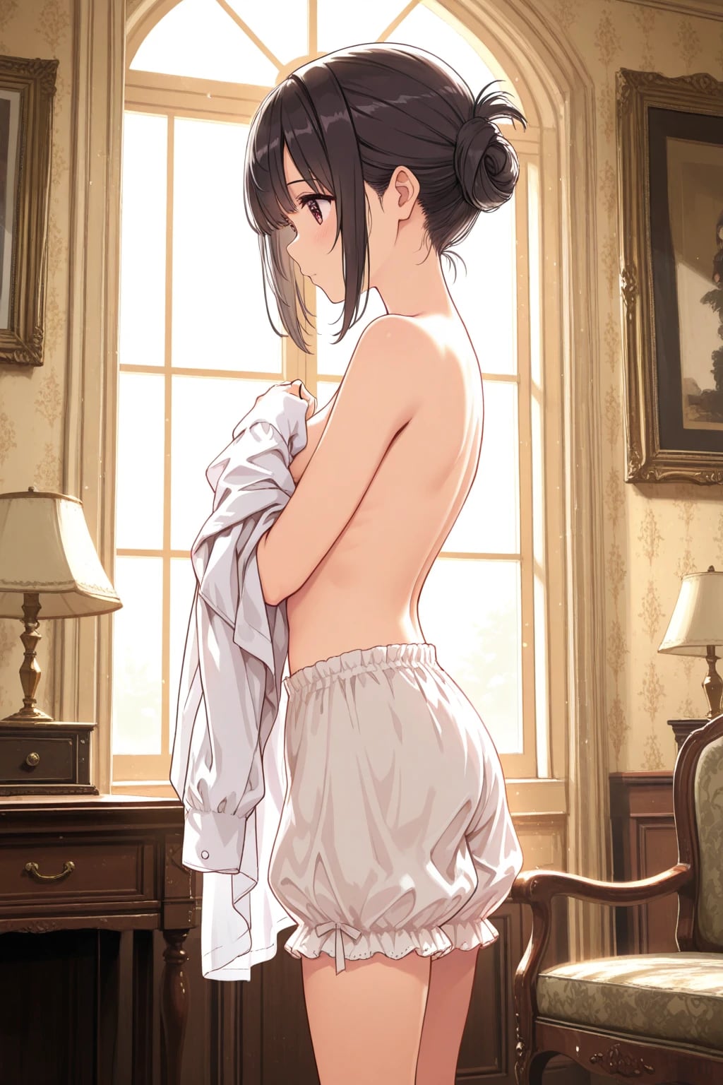メイドさん着替え中