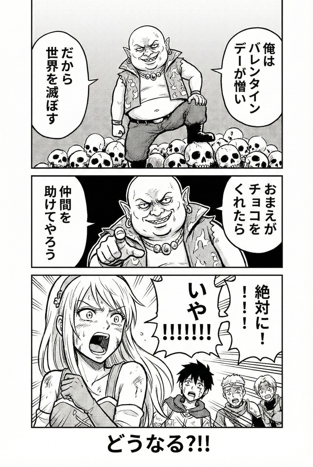 バレンタインデーが憎い魔王