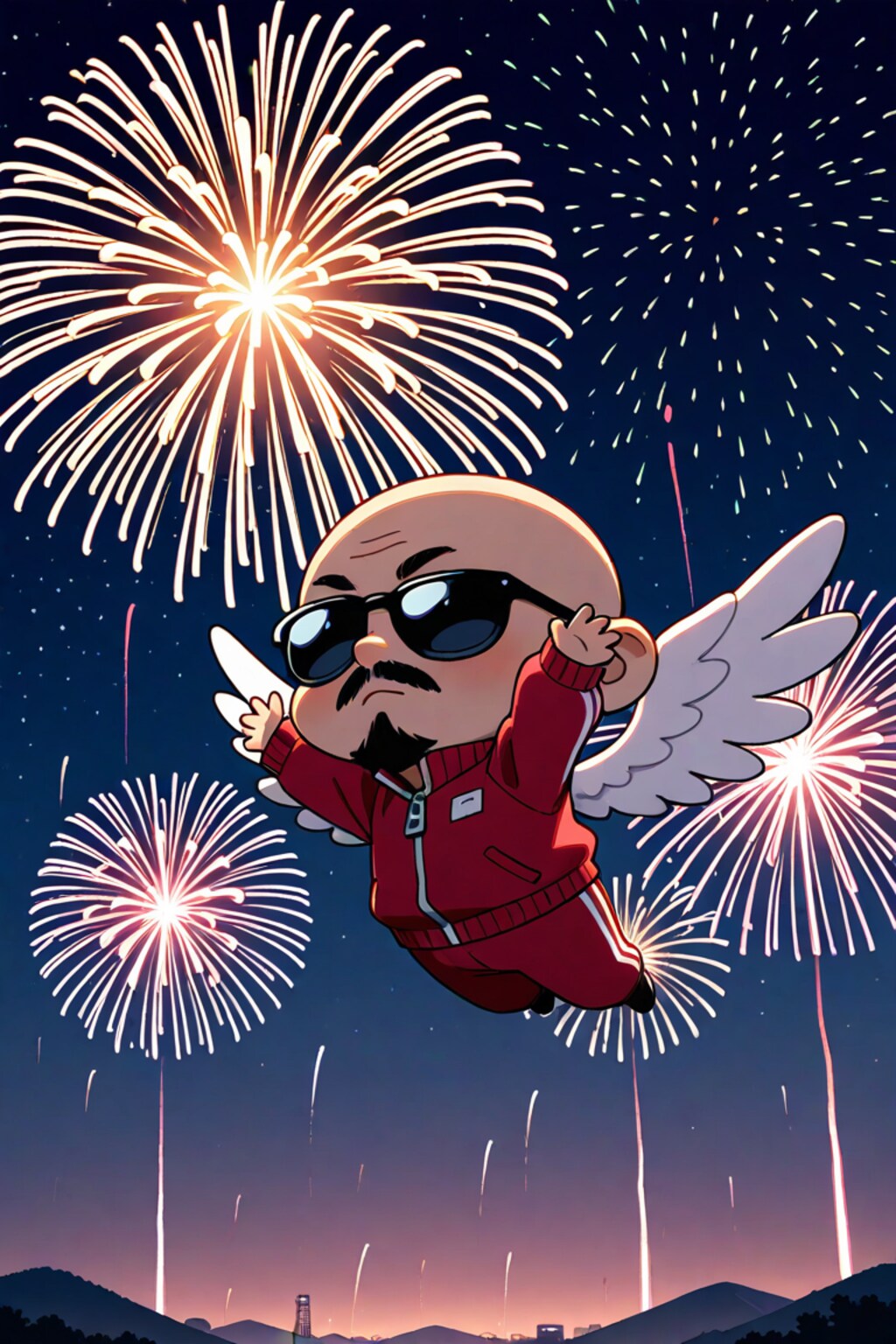 花火と小さいおっさん