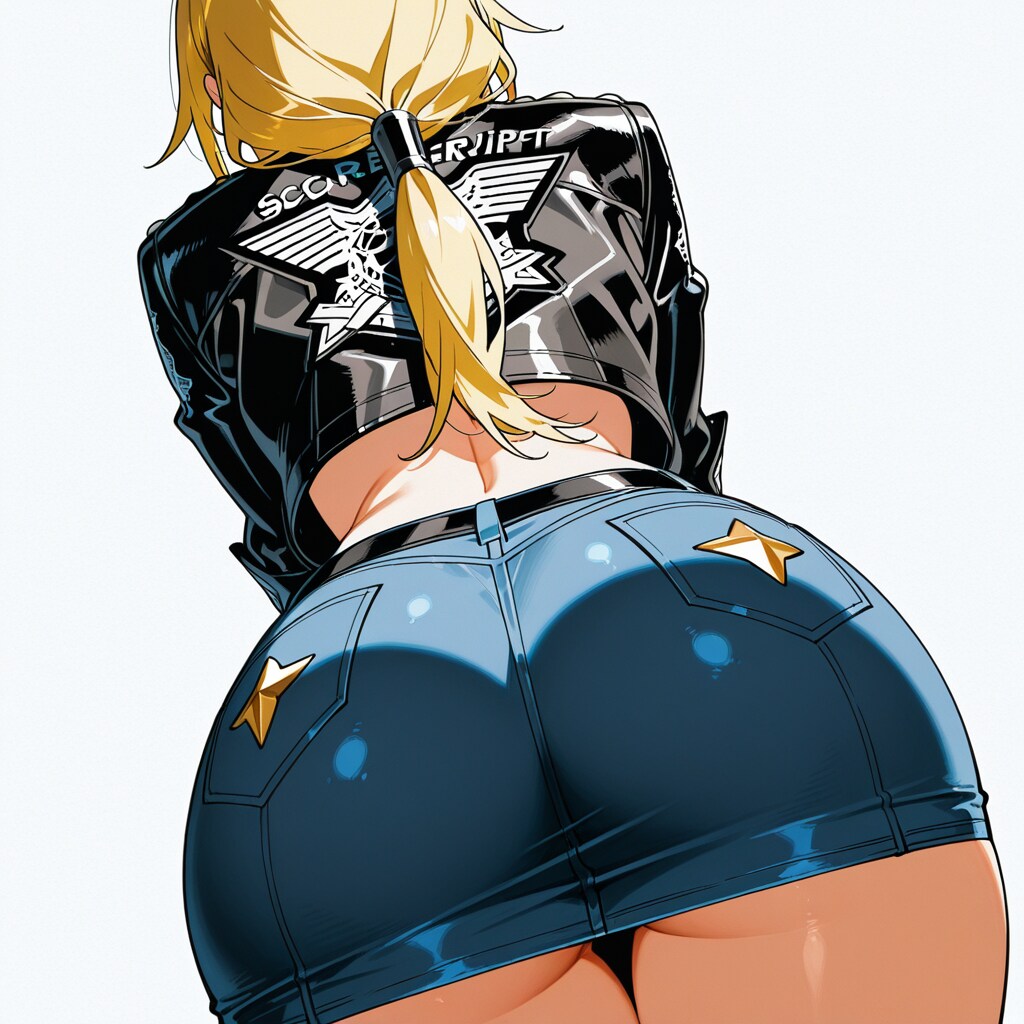 デニムタイトミニ