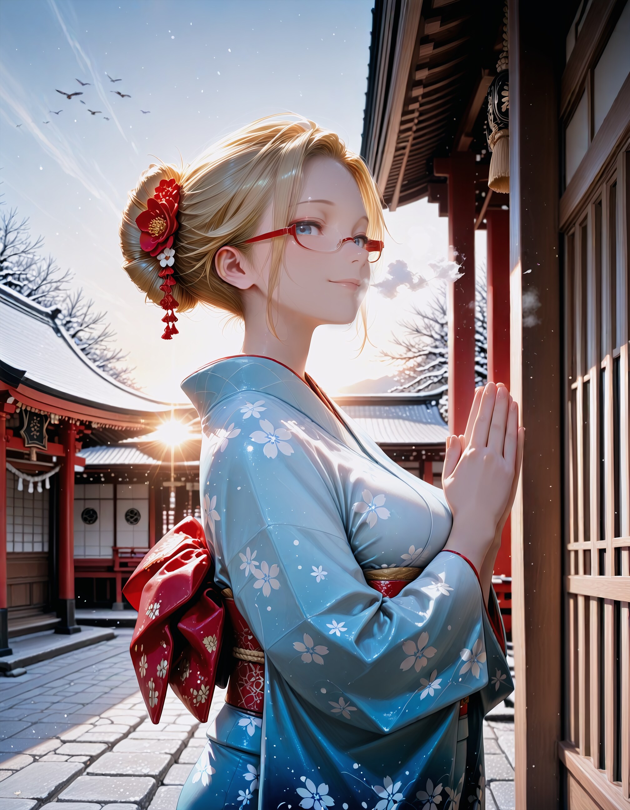 初詣は地元の小さな神社