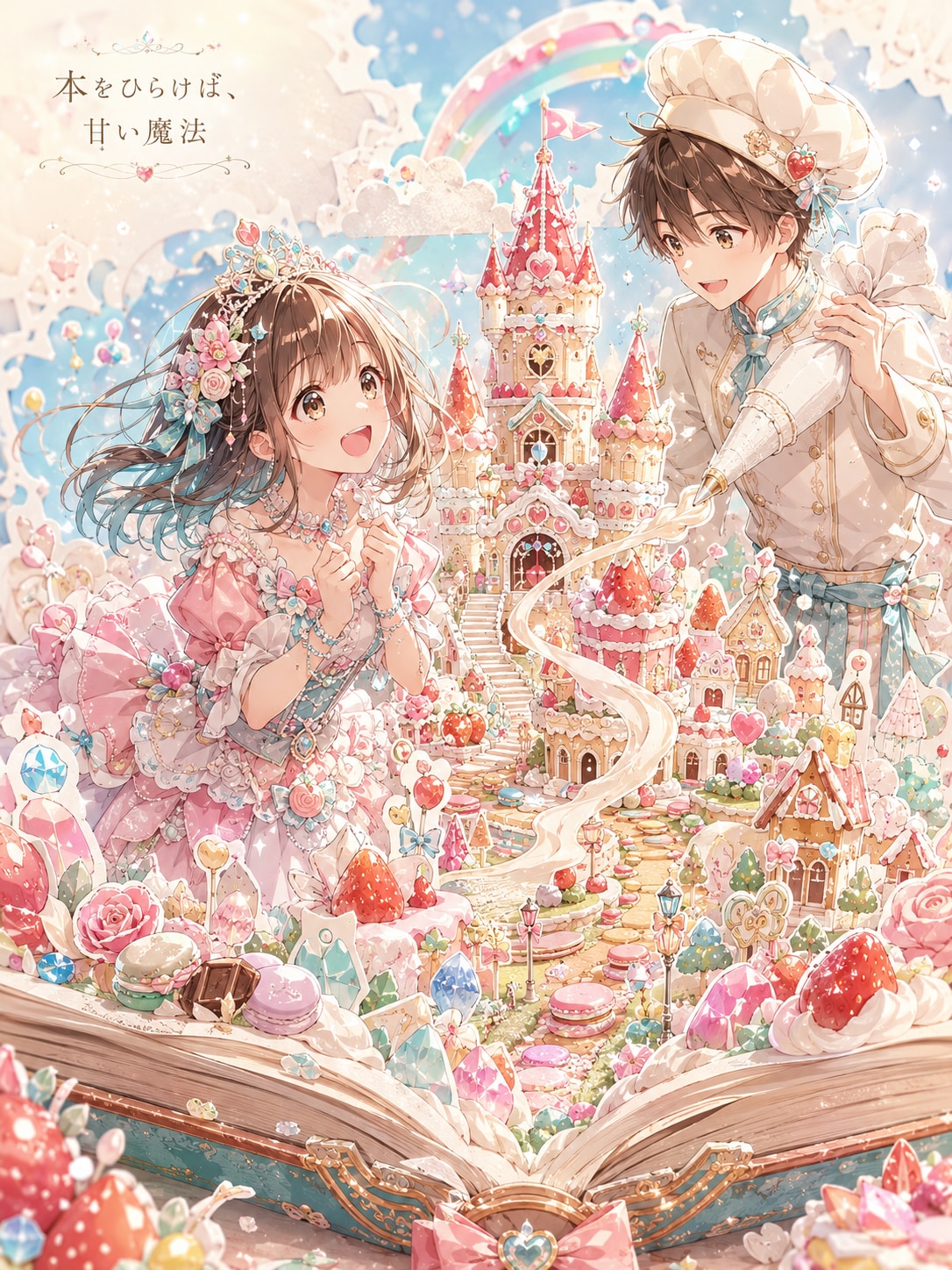 本をひらけば、甘い魔法