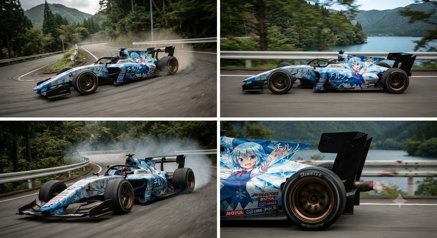 チルノF1レーシングカー | の人気AIイラスト・グラビア
