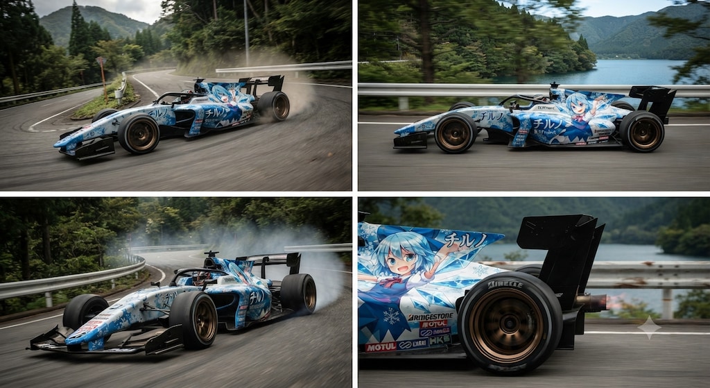 チルノF1レーシングカー