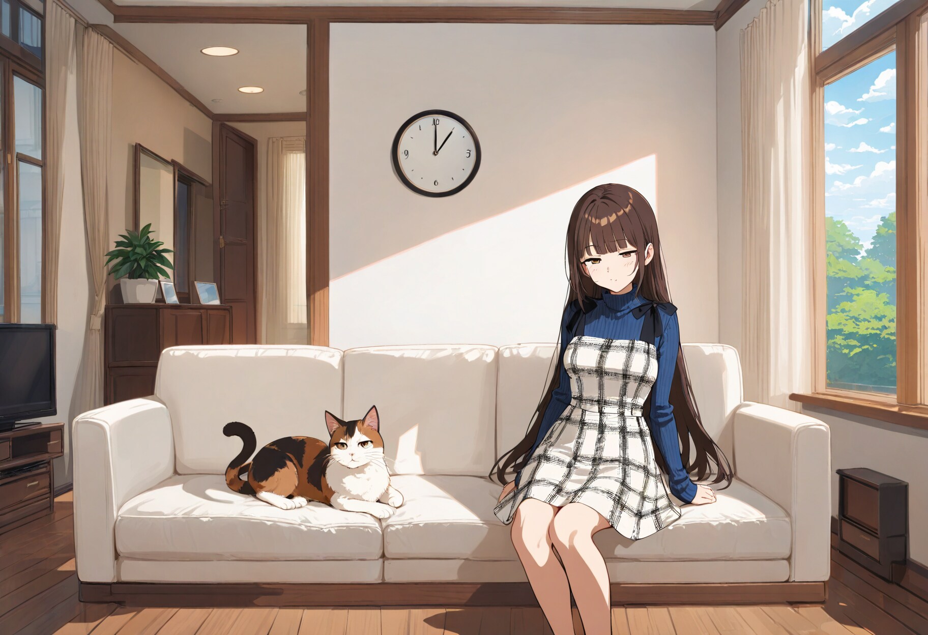 メグ姉ちゃんと猫