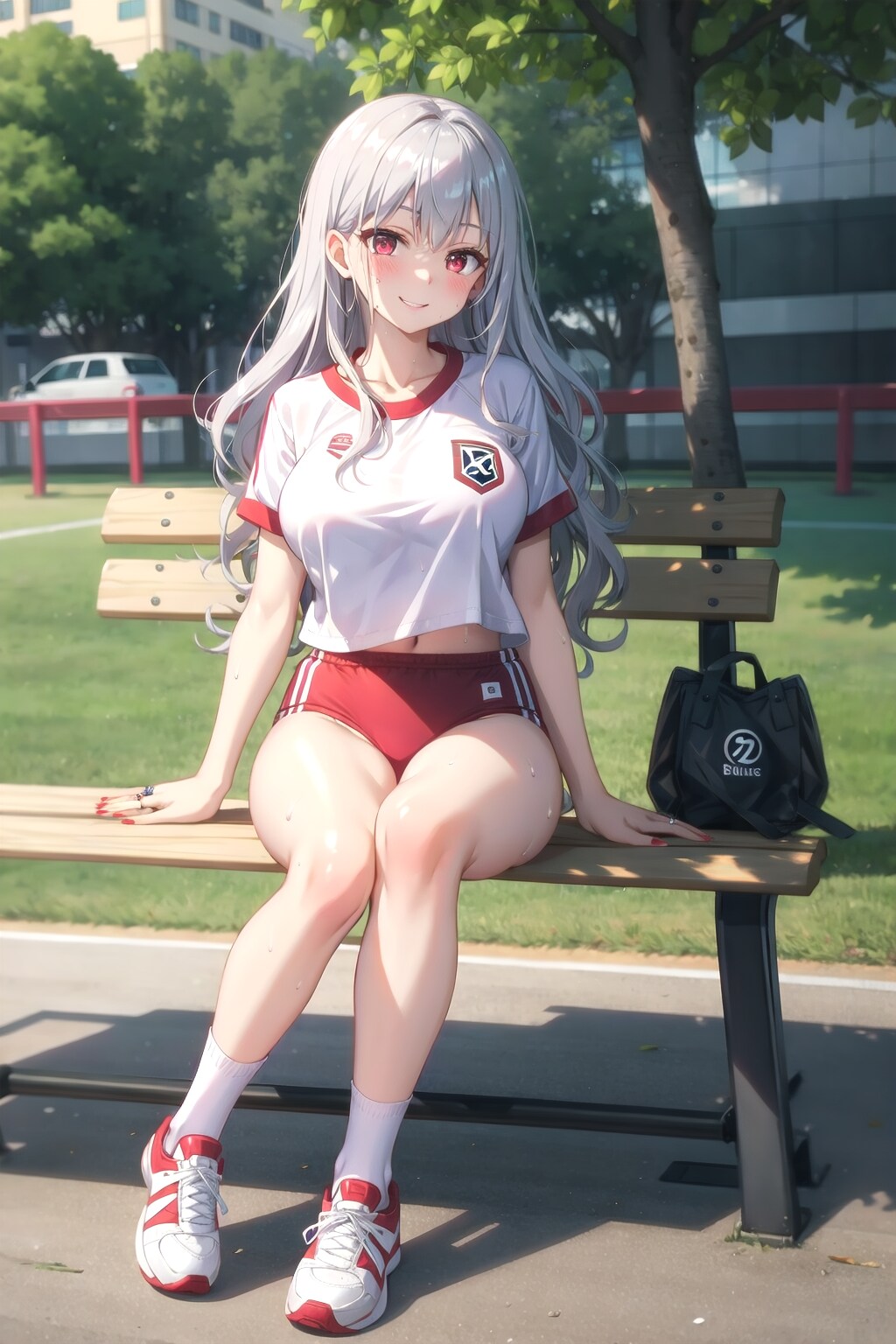 ヴァンパイアの女王様のブルマ姿