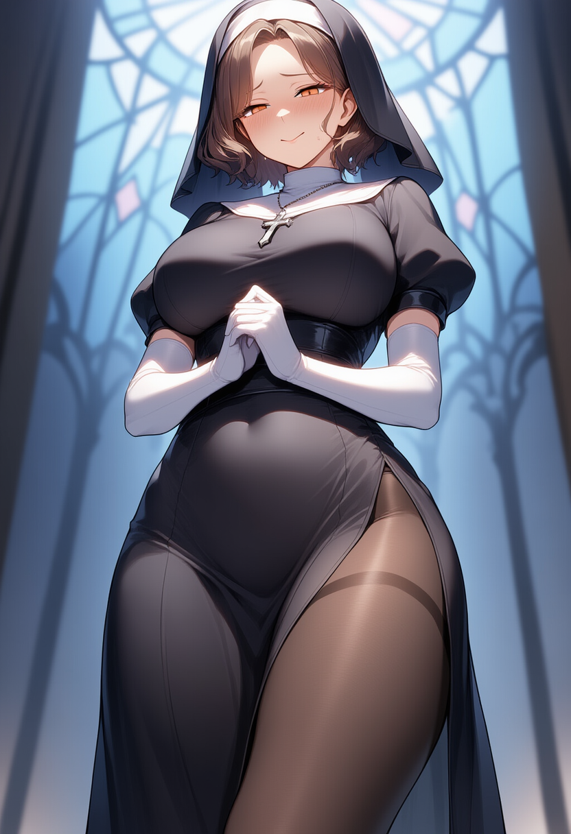 スリット修道女さん