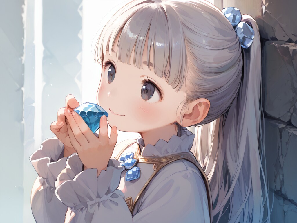 誕生石を擬人化【ダイヤモンド】（１２枚）