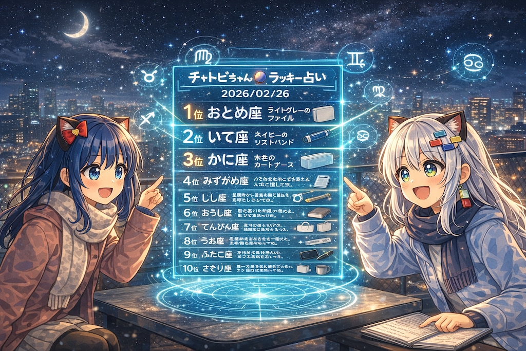 チャトピちゃん占い(02/26)