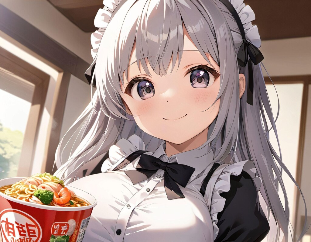 手抜きメイドさん