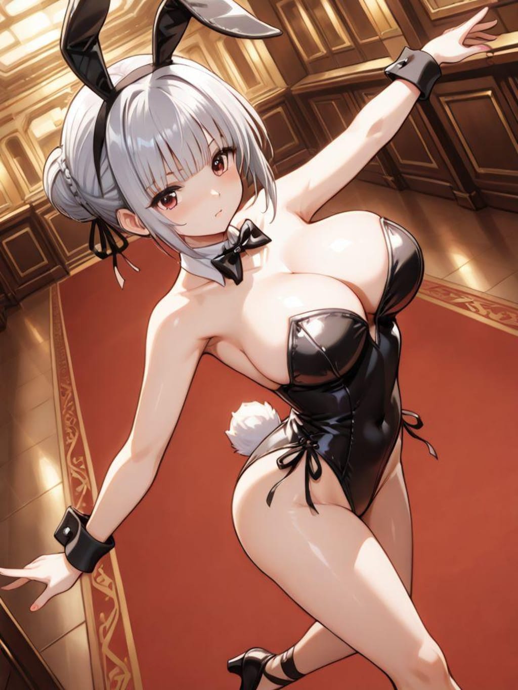 踊る黒兎(生足ver)