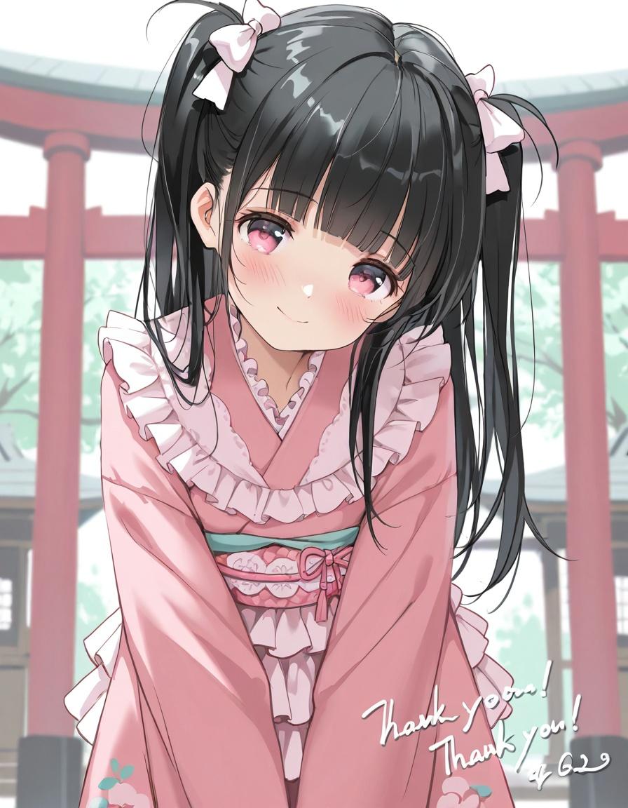 感謝のフリフリキモノちゃん
