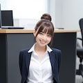 スカートめくり　オフィスでチェック⑤ 6枚目