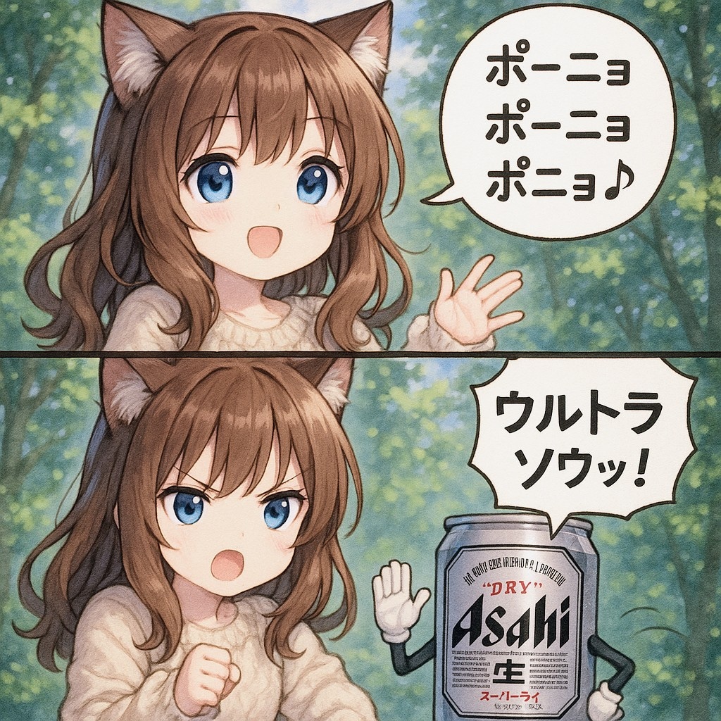 歌う小さな女の子