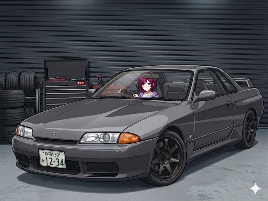 主様が所有していた車（芽衣ちゃん）