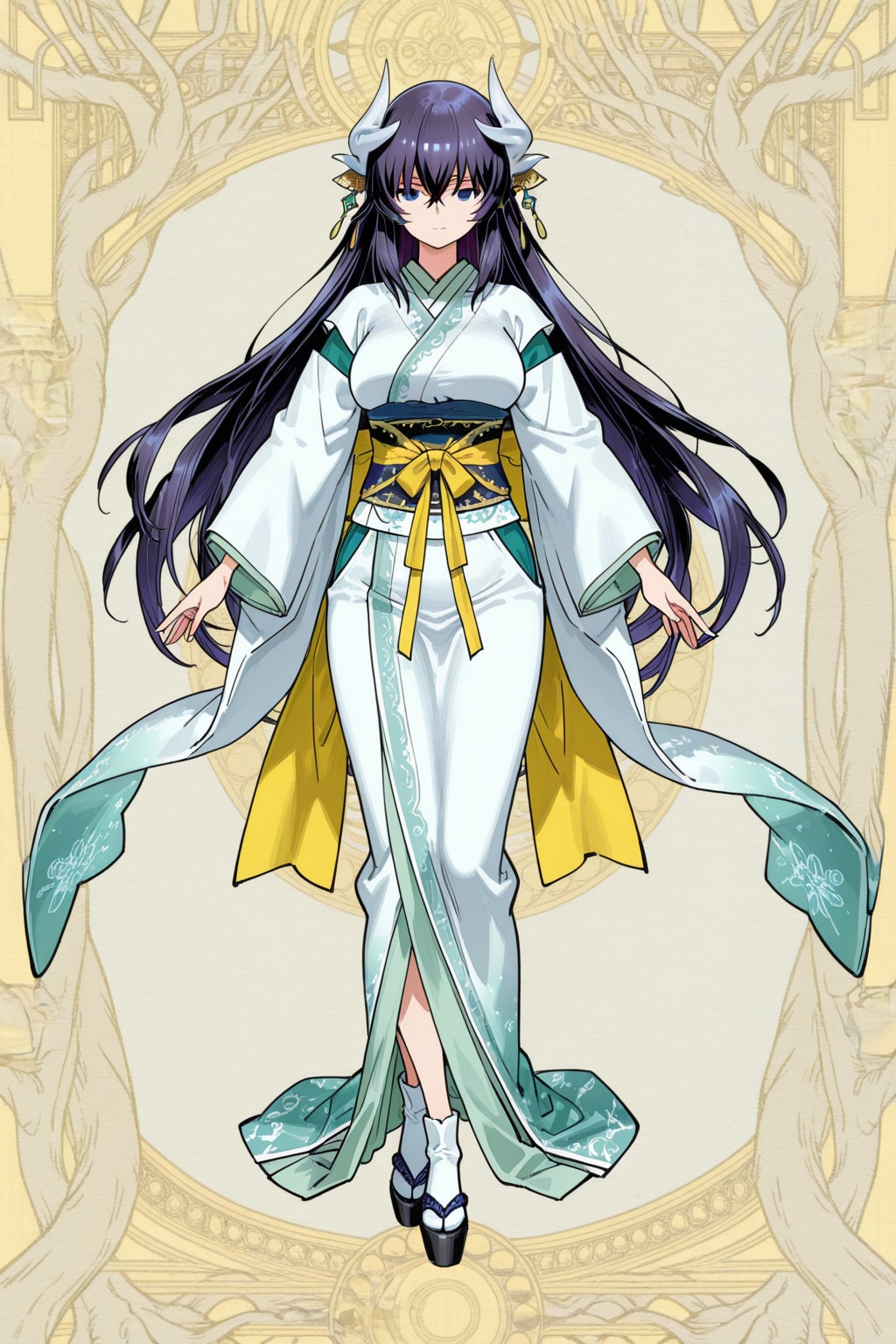 国宝級浮世絵に描かれた木花之佐久夜毘売の全身像 | の人気AIイラスト・グラビア