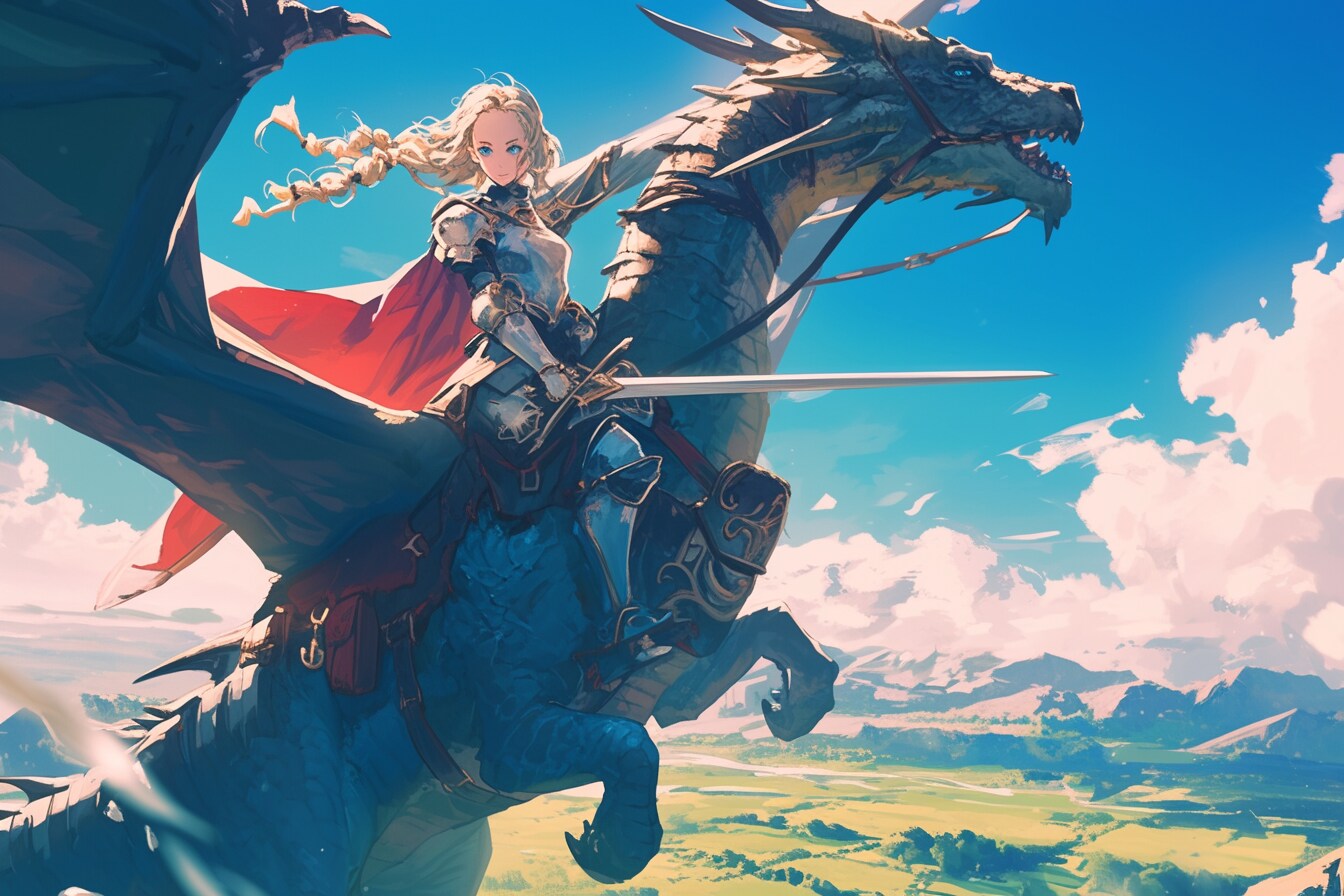 ドラゴンと少女（竜騎士）35
