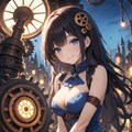 歯車と女の子 2枚目