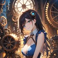 歯車と女の子 3枚目