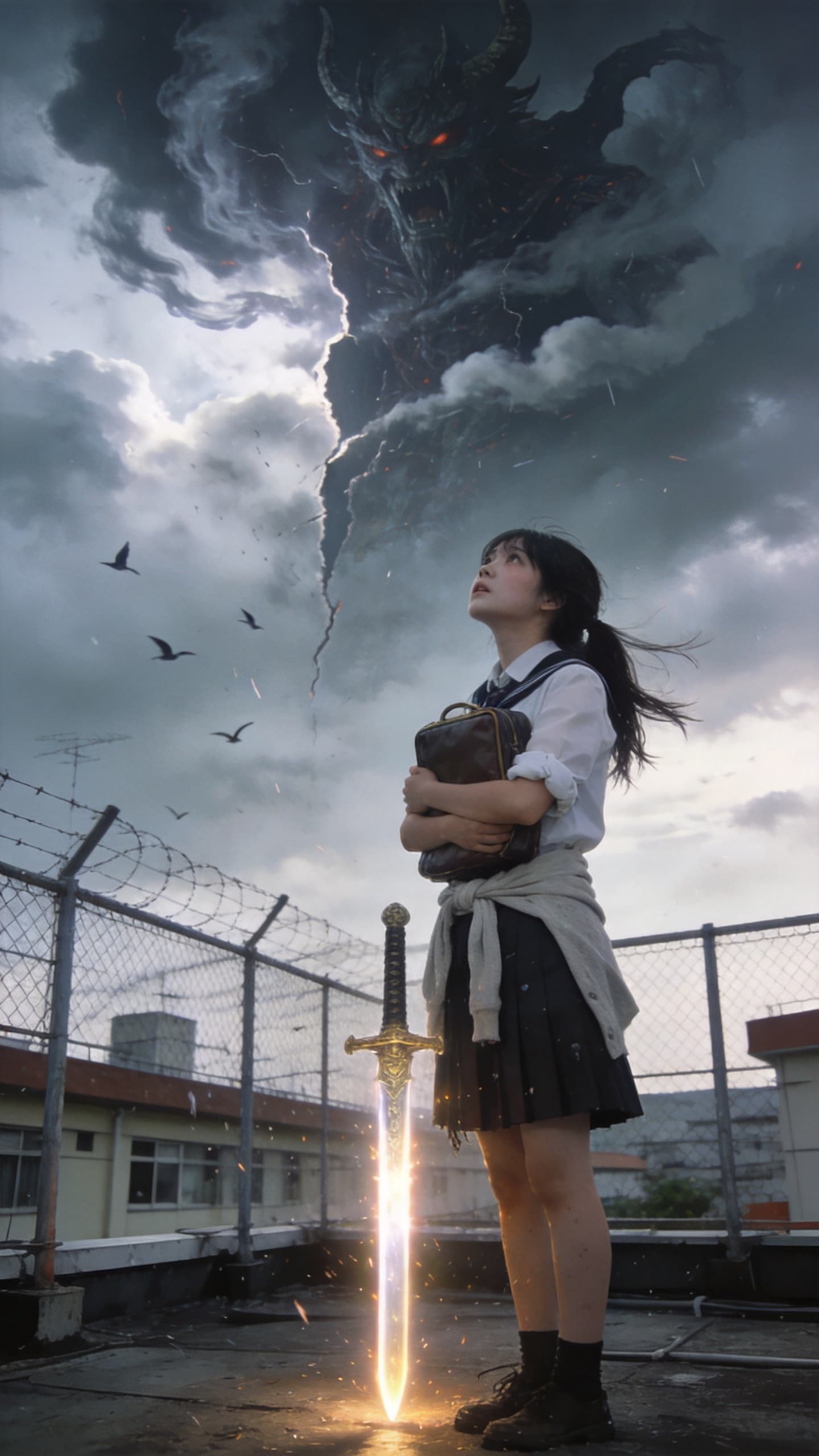 The Day the Sky Grew Fangs | の人気AIイラスト・グラビア