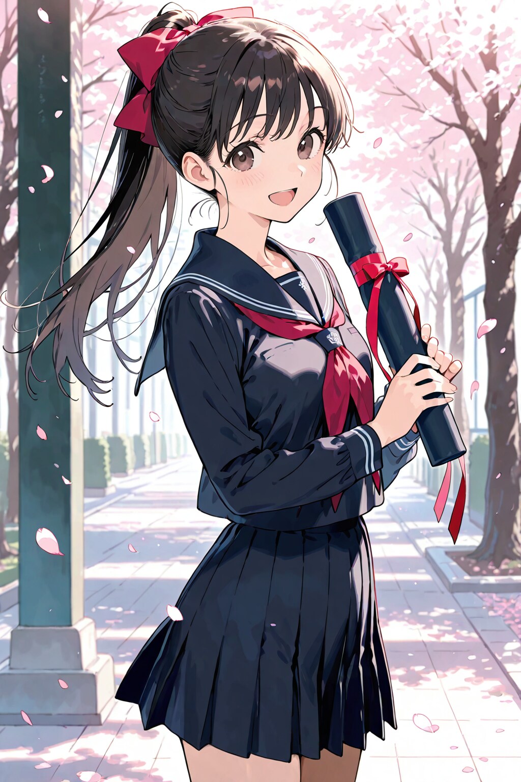卒業したよ