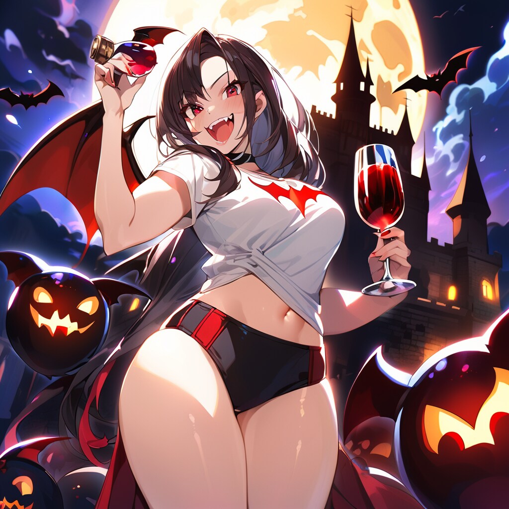 恥じらわないブルマヴァンパイアさん