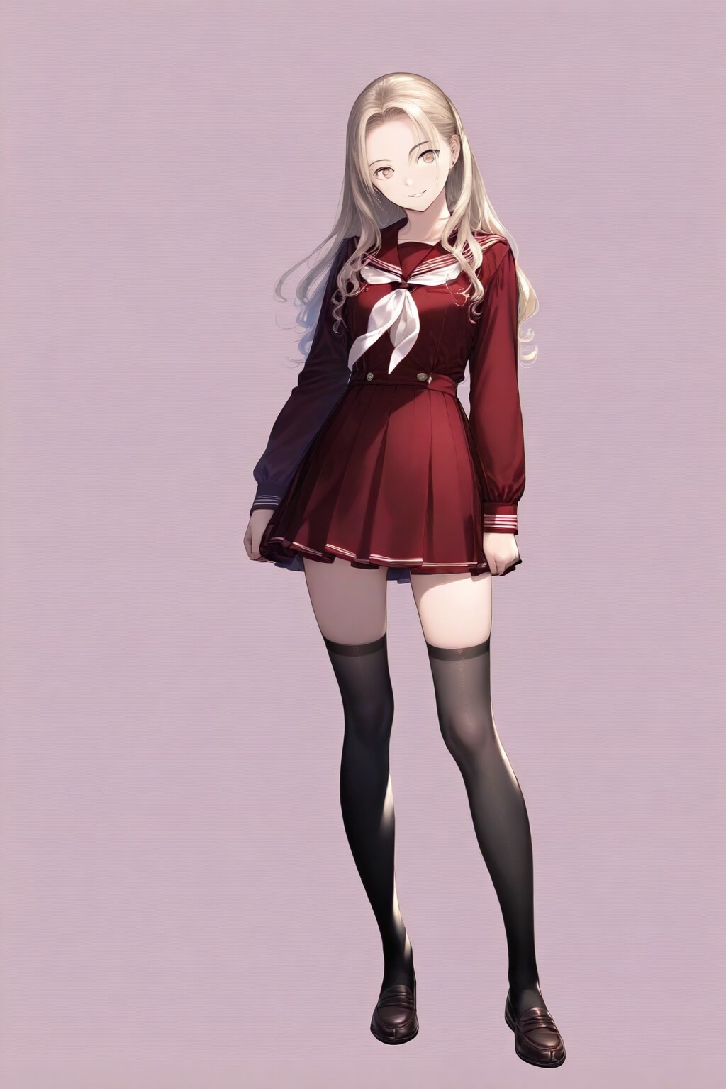 赤いセーラー服