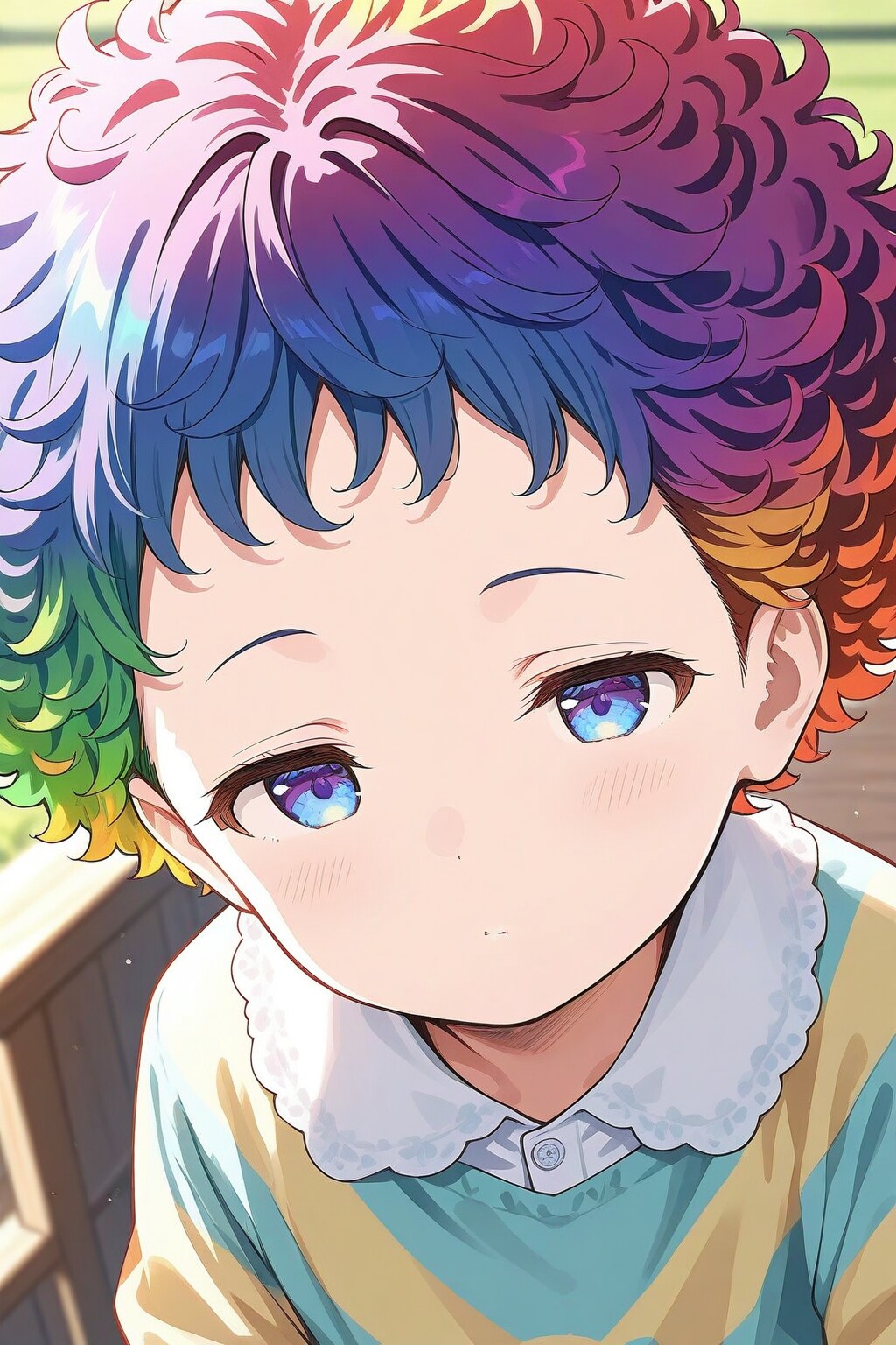 アフロ少年 8歳