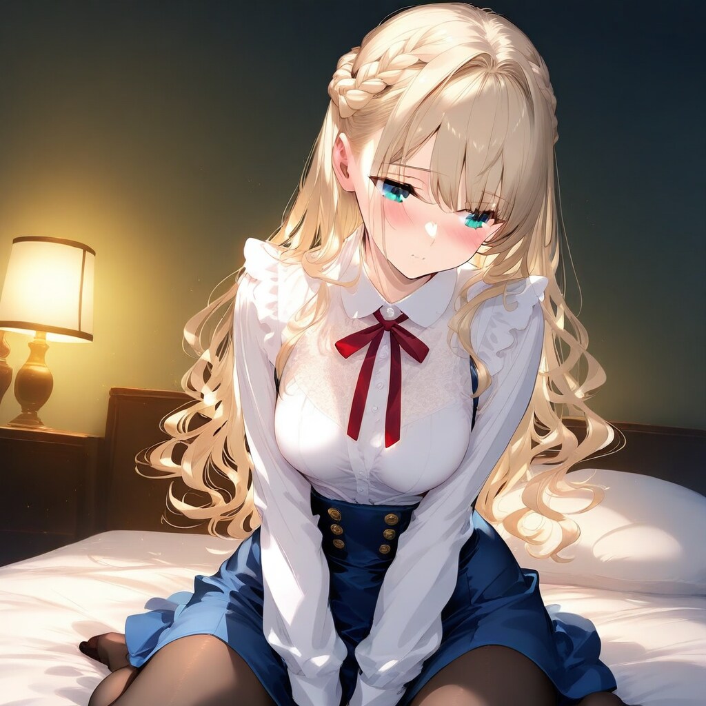 手を股に挟む(hand between legs)