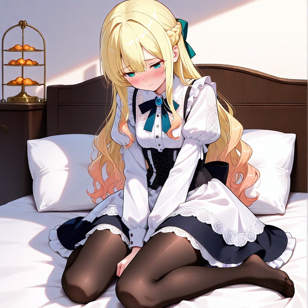 手を股に挟む(hand between legs)