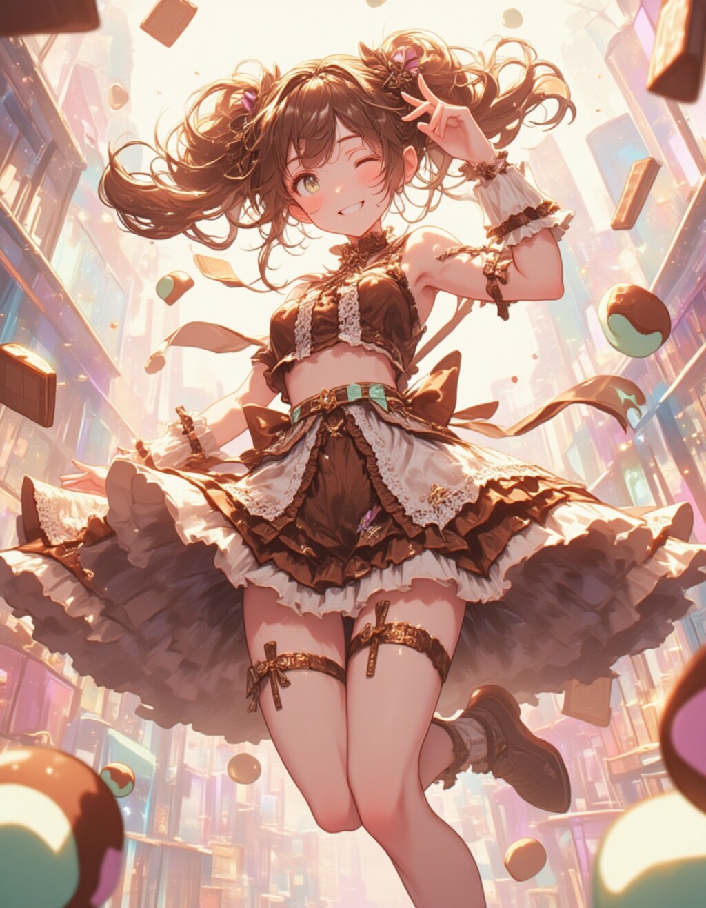 チョコミント・ロリータの魔法ジャンプ！