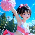 妹所属のチアガール部🍊見学おにいちゃん 4枚目