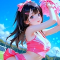 妹所属のチアガール部🍊見学おにいちゃん 2枚目