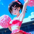 妹所属のチアガール部🍊見学おにいちゃん 6枚目