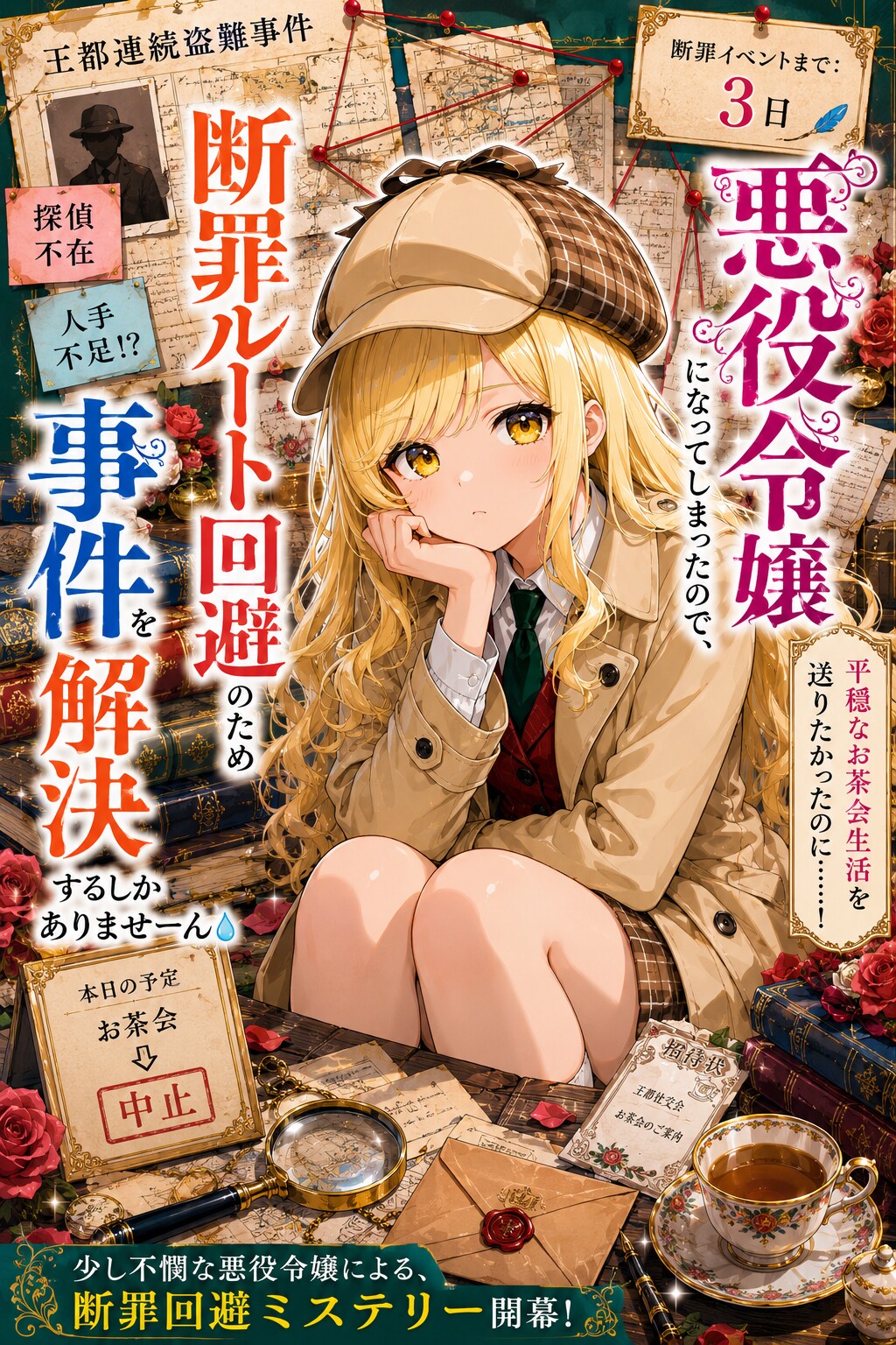 悪役令嬢になってしまったので、 断罪ルート回避のため事件を解決するしかありませーん💦 | の人気AIイラスト・グラビア