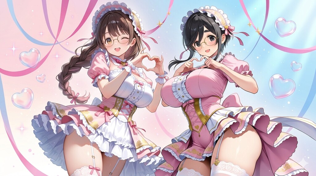 舞ちゃんと愛ちゃん