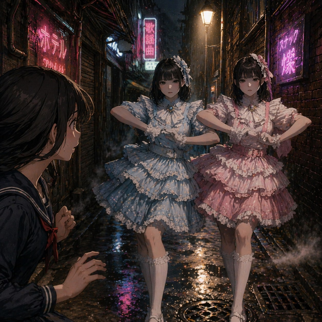 WINKする不審者 | の人気AIイラスト・グラビア