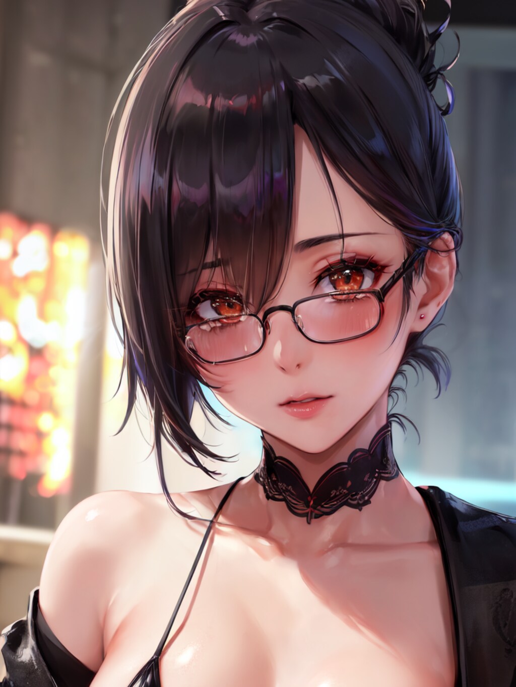 眼鏡女子のはじめてのお散歩