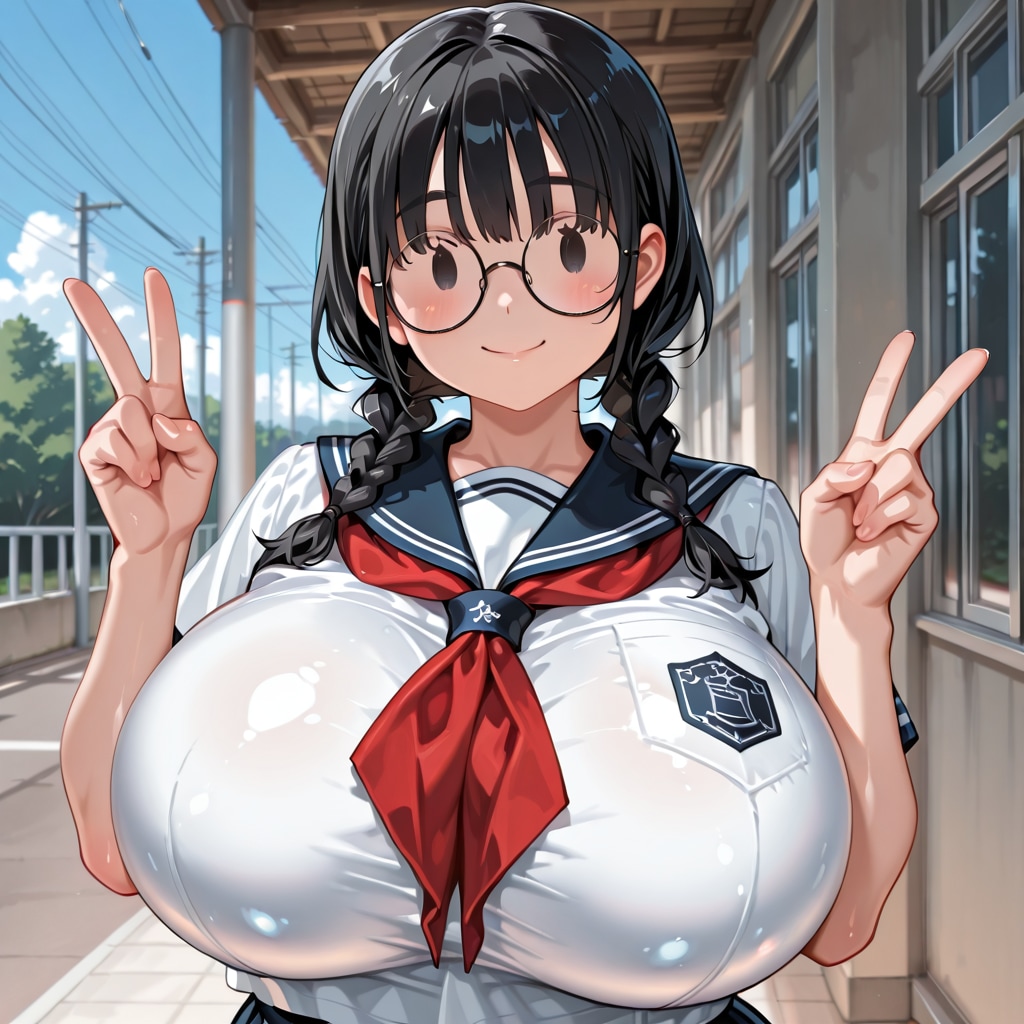 ピースおさげちゃん